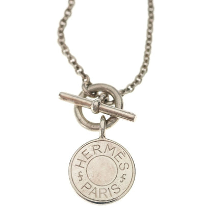 Hermes Sellier Necklace Amulet Series Coin Silver — view 3