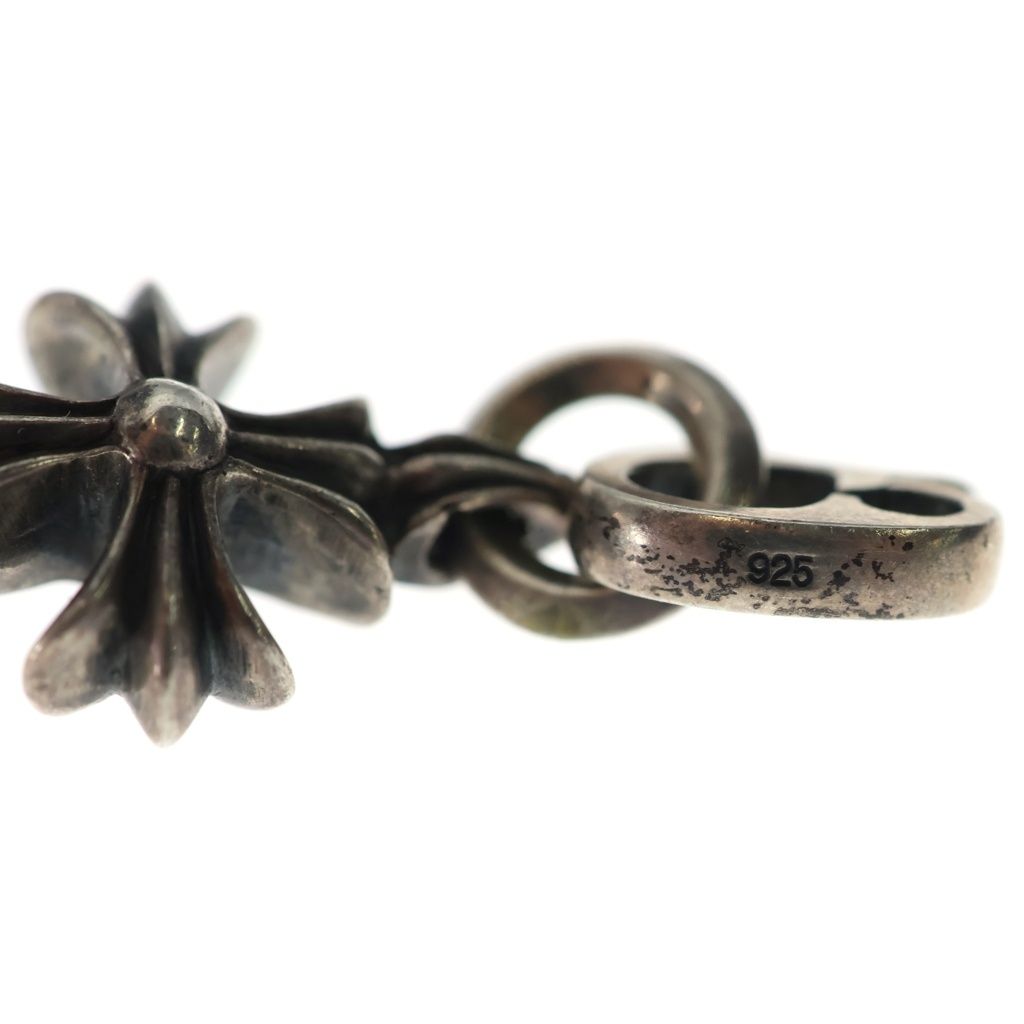 Chrome Hearts Charm CH Plus Necklace Top Silver — view 6