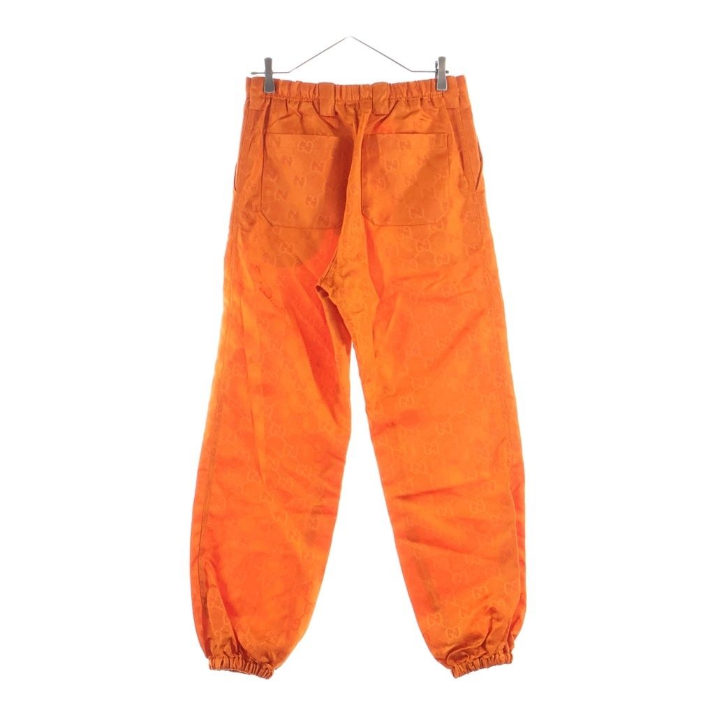 Gucci Off the Grid Sports Long Pants Off the GG All Over Pattern Nylon Orange — view 2