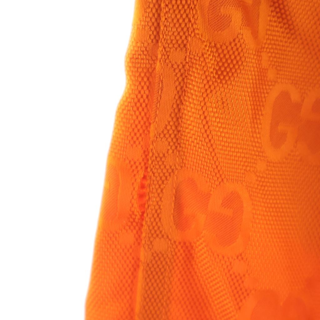 Gucci Off the Grid Sports Long Pants Off the GG All Over Pattern Nylon Orange — view 7