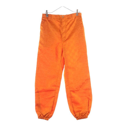 Gucci Off the Grid Sports Long Pants Off the GG All Over Pattern Nylon Orange