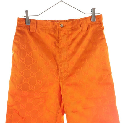 Gucci Off the Grid Sports Long Pants Off the GG All Over Pattern Nylon Orange — view 3