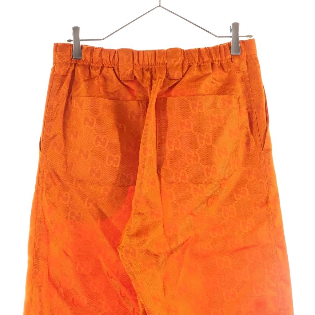 Gucci Off the Grid Sports Long Pants Off the GG All Over Pattern Nylon Orange — view 4