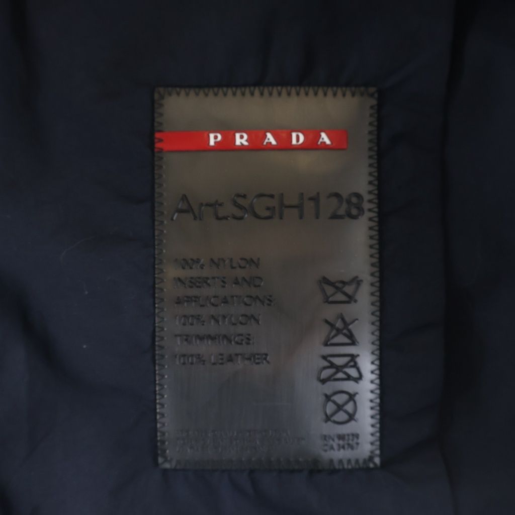Prada Sport Nylon Jacket Cut Replacement Black — view 7