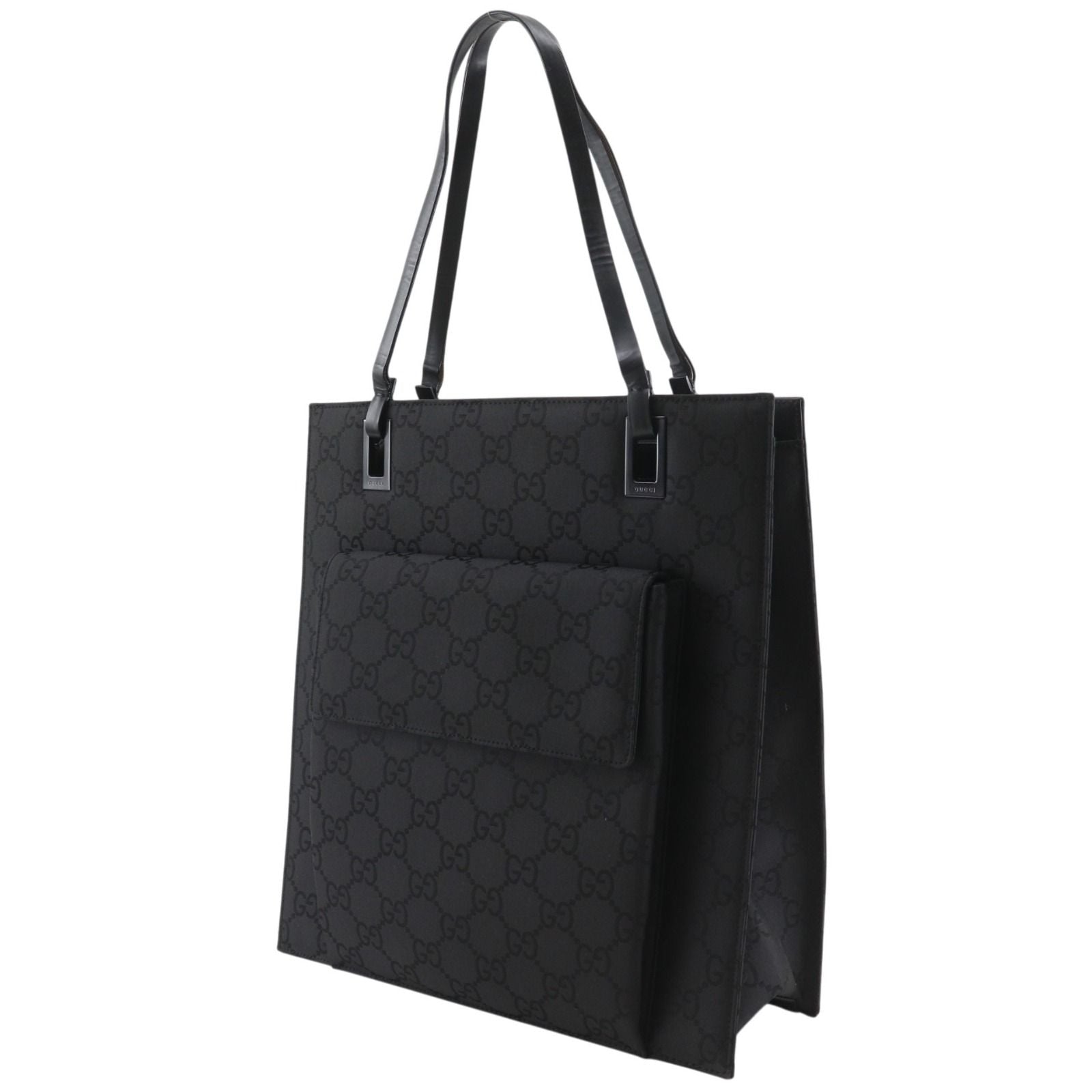 Gucci GG Nylon Canvas Black Tote — view 2