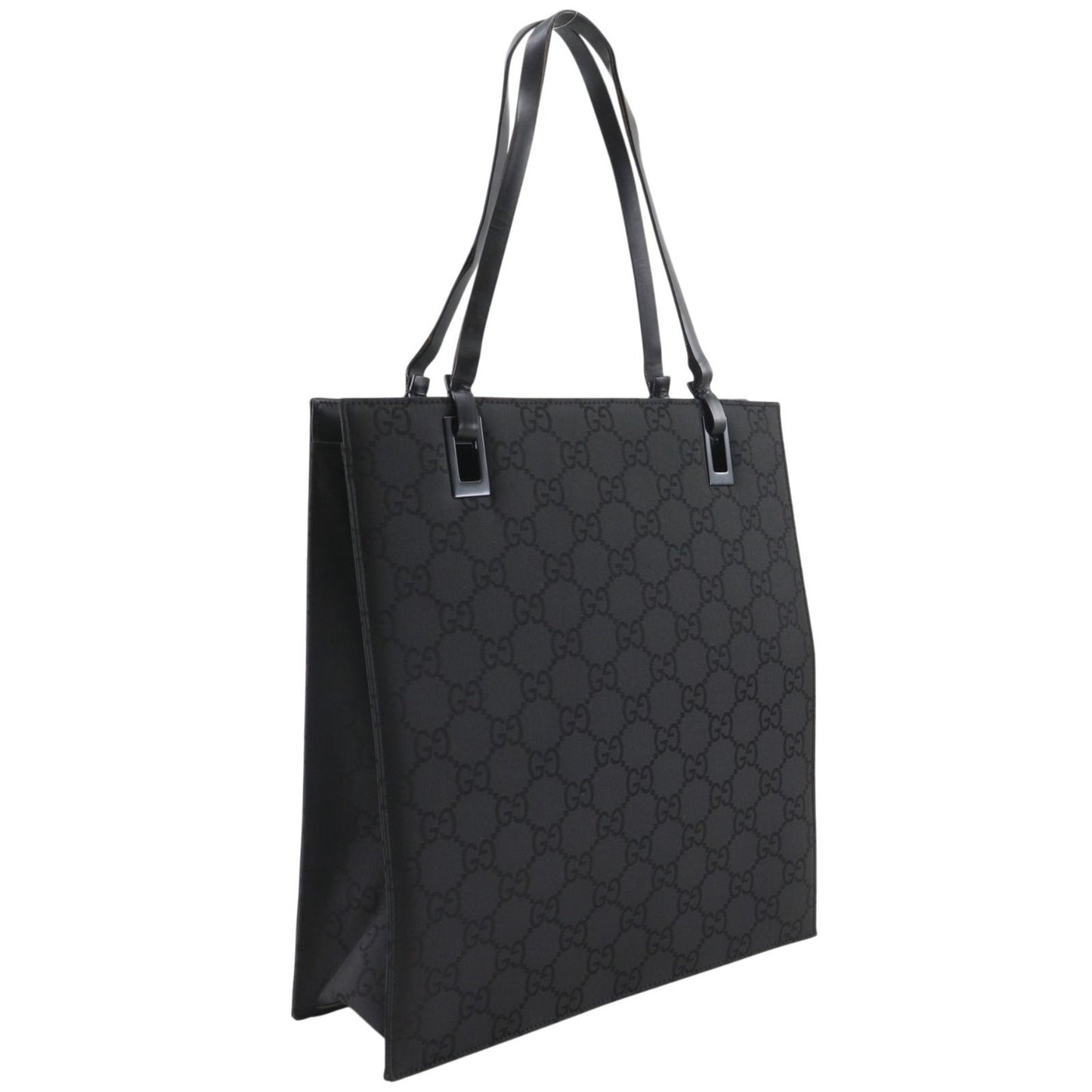 Gucci GG Nylon Canvas Black Tote — view 3