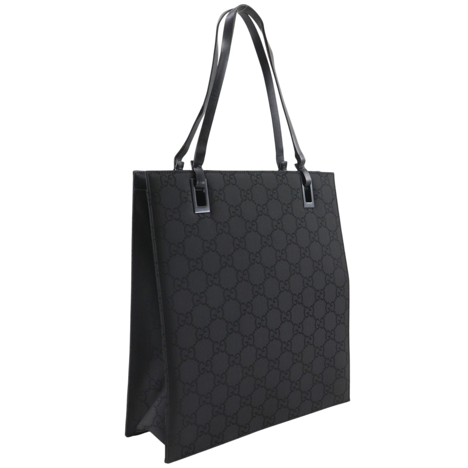 Gucci GG Nylon Canvas Black Tote — view 3