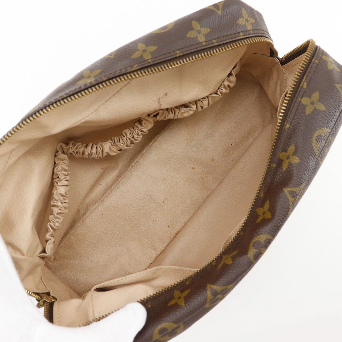 Louis Vuitton Trousse Toilette 28 Vintage Monogram Canvas Brown — view 5
