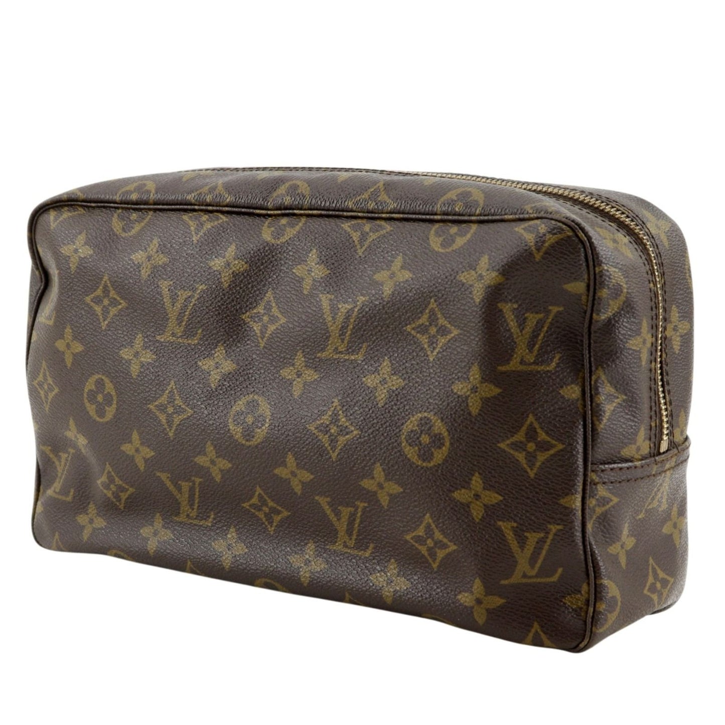 Louis Vuitton Trousse Toilette 28 Vintage Monogram Canvas Brown — view 2