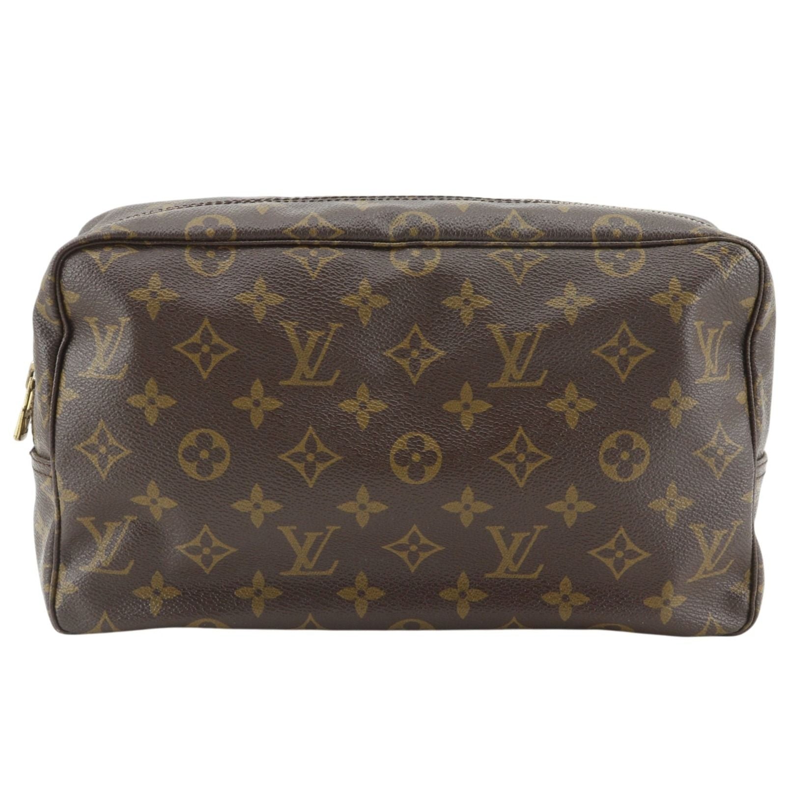 Louis Vuitton Trousse Toilette 28 Vintage Monogram Canvas Brown