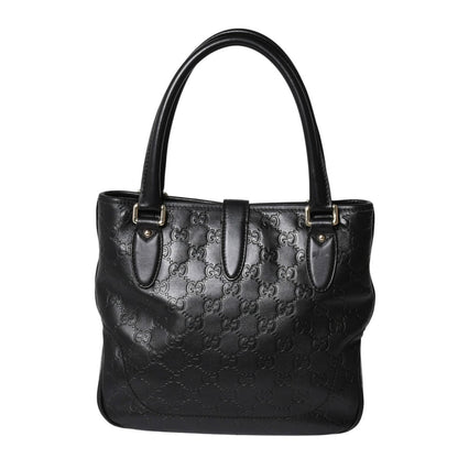 Gucci Guccissima Handbag New Jackie Leather Black Gold — view 2