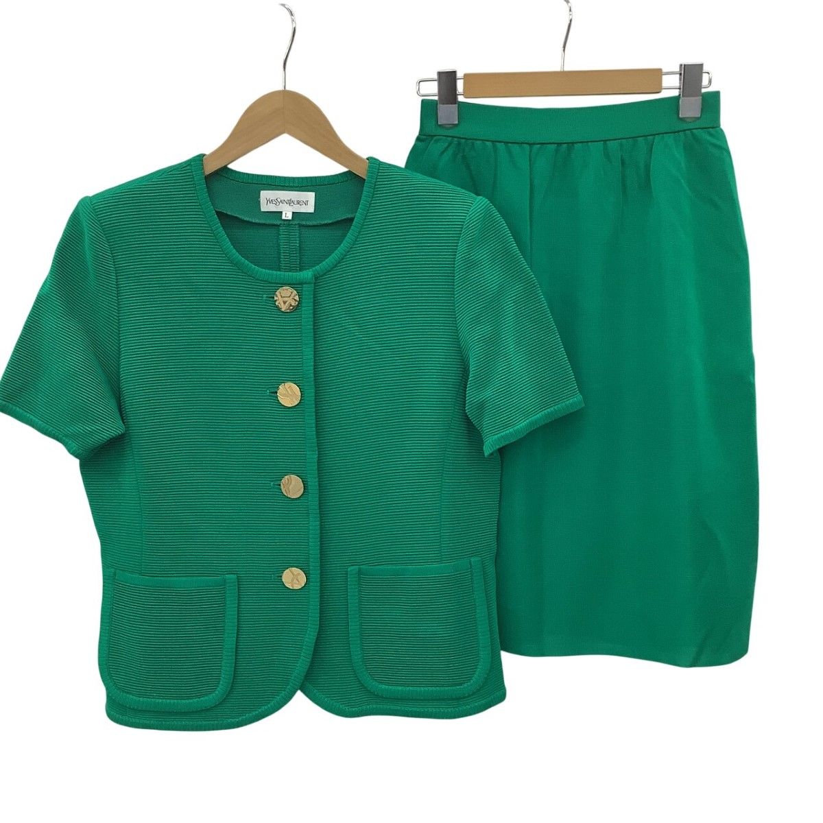 Saint Laurent Yves Vintage Set L Green
