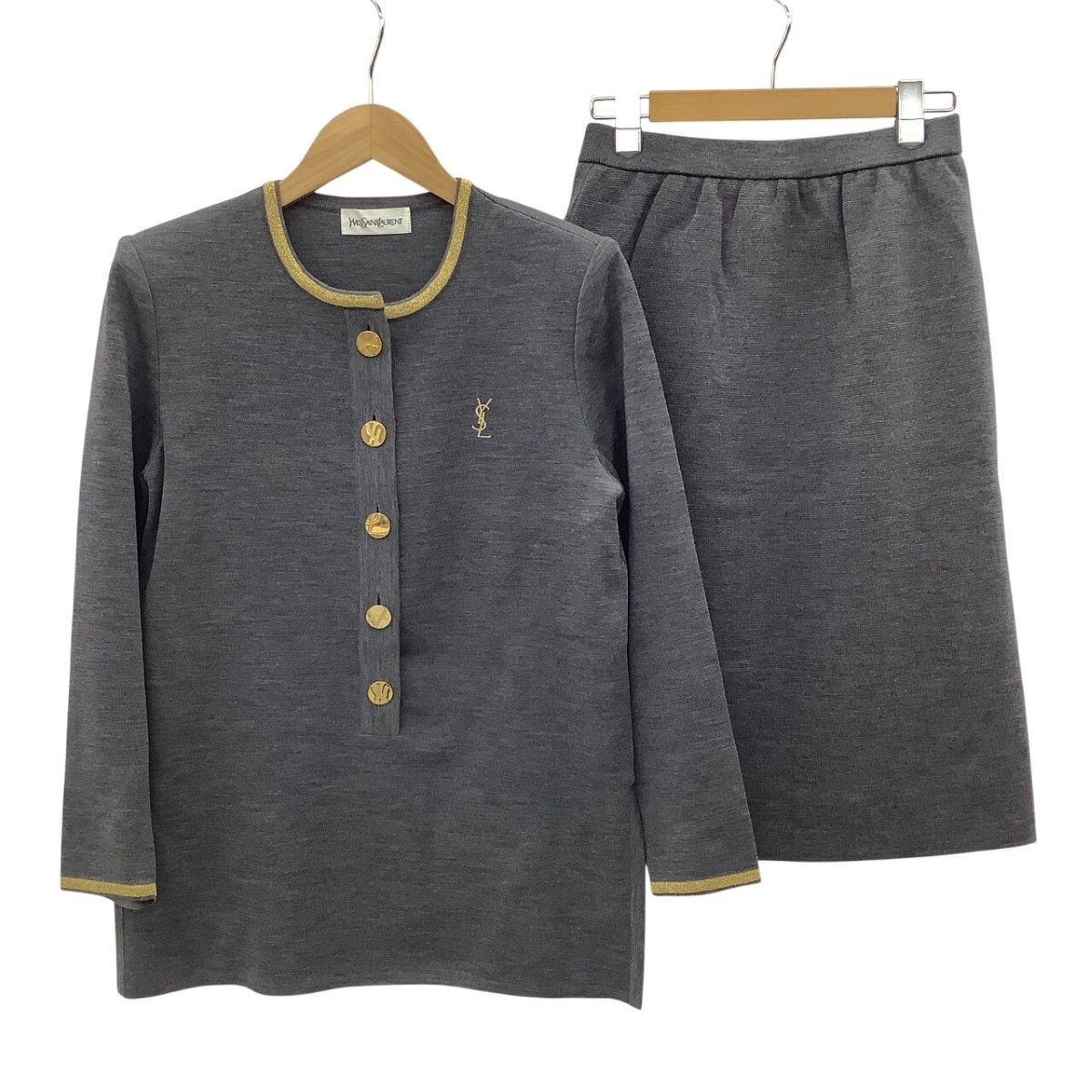 Saint Laurent Yves Vintage Set M Gray