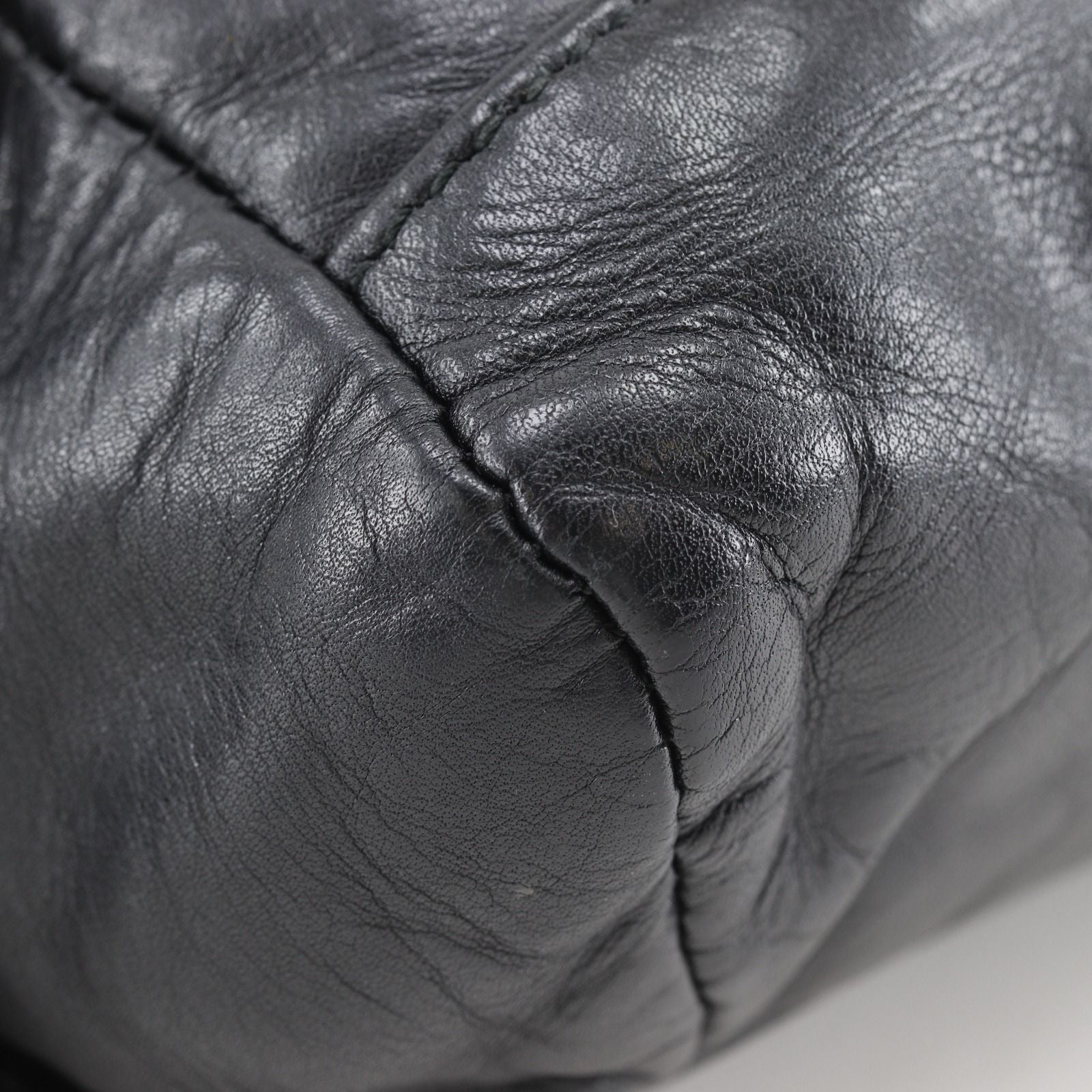 Bottega Veneta Belt Back Calf Black Waist Bag — view 4