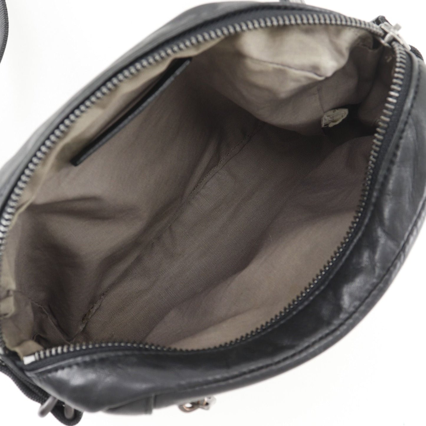 Bottega Veneta Belt Back Calf Black Waist Bag — view 6