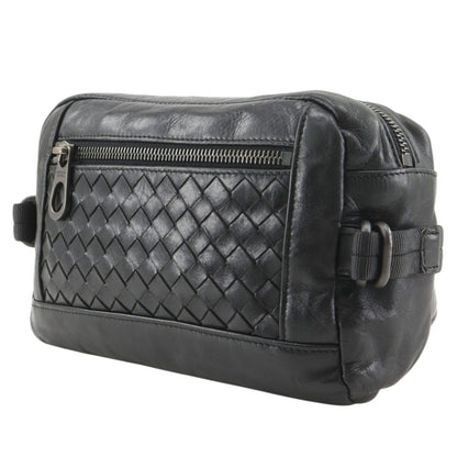 Bottega Veneta Belt Back Calf Black Waist Bag — view 2