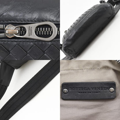 Bottega Veneta Belt Back Calf Black Waist Bag — view 9