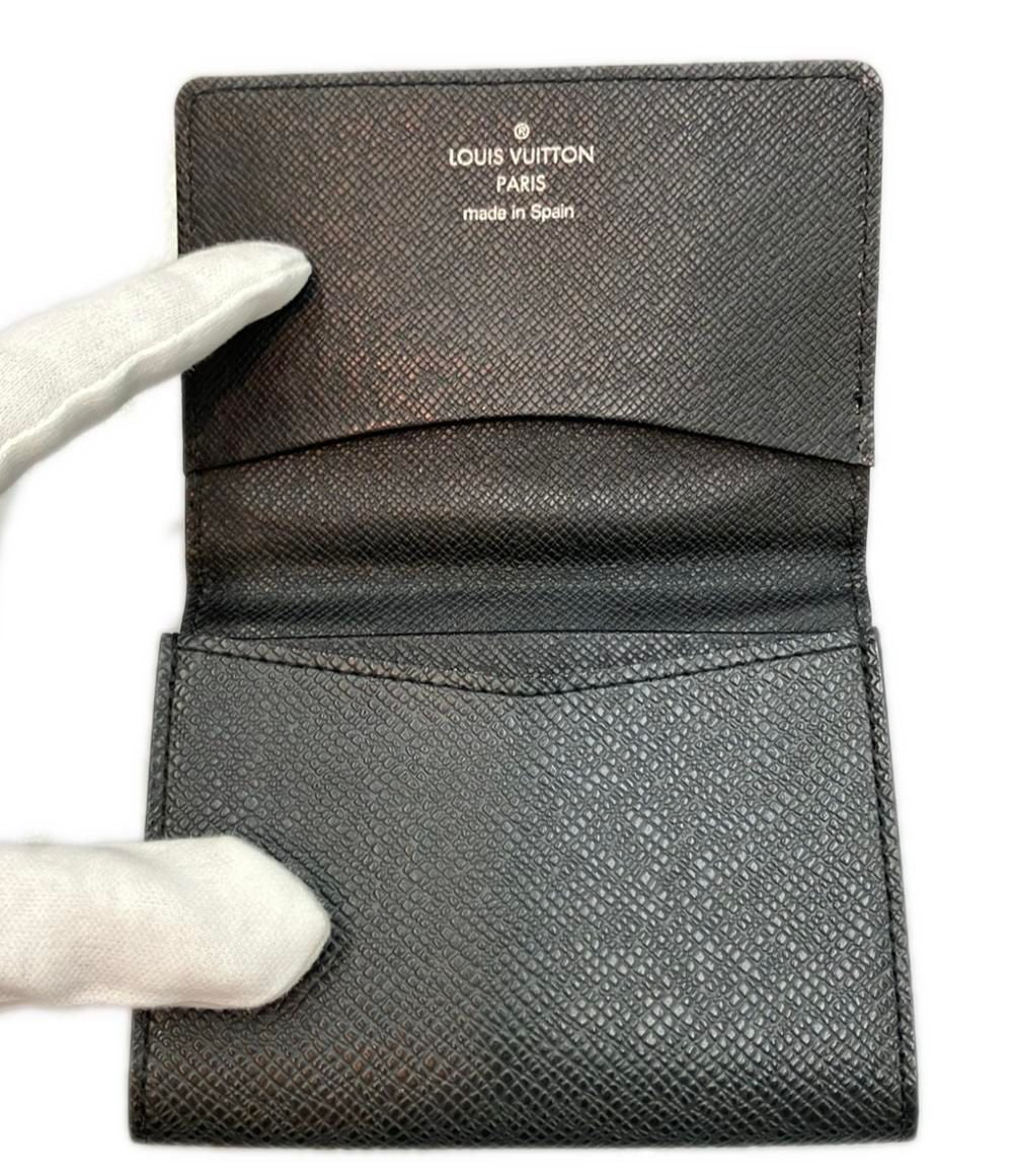 Louis Vuitton Card Case Envelope Business Holder Taiga — view 3
