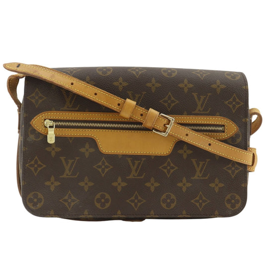 Louis Vuitton Saint Germain 28 Vintage Monogram Canvas Brown Shoulder Bag