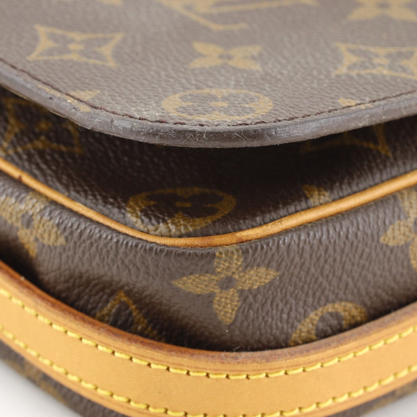 Louis Vuitton Saint Germain 28 Vintage Monogram Canvas Brown Shoulder Bag — view 5