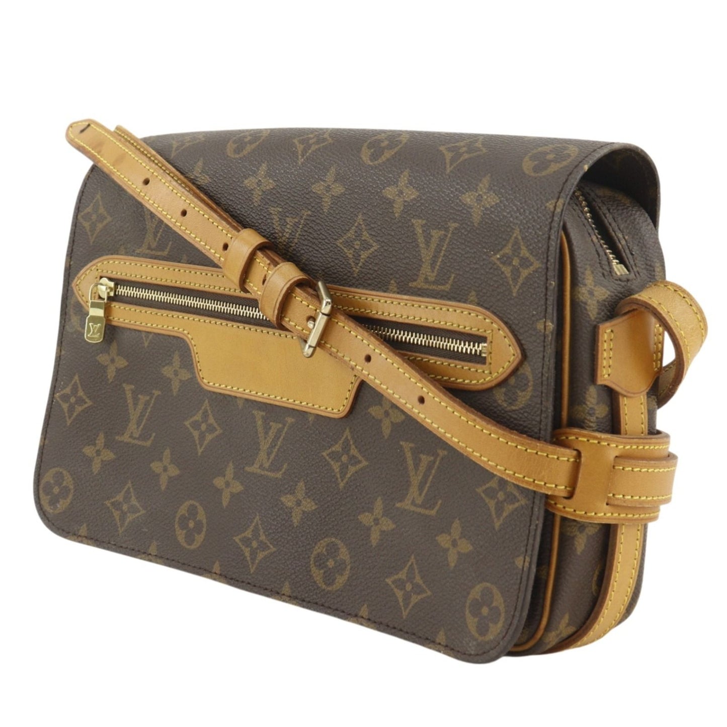 Louis Vuitton Saint Germain 28 Vintage Monogram Canvas Brown Shoulder Bag — view 2