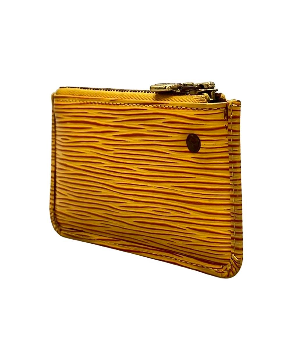 Louis Vuitton Coin Case with Carabiner Pochette Cles Epi — view 3