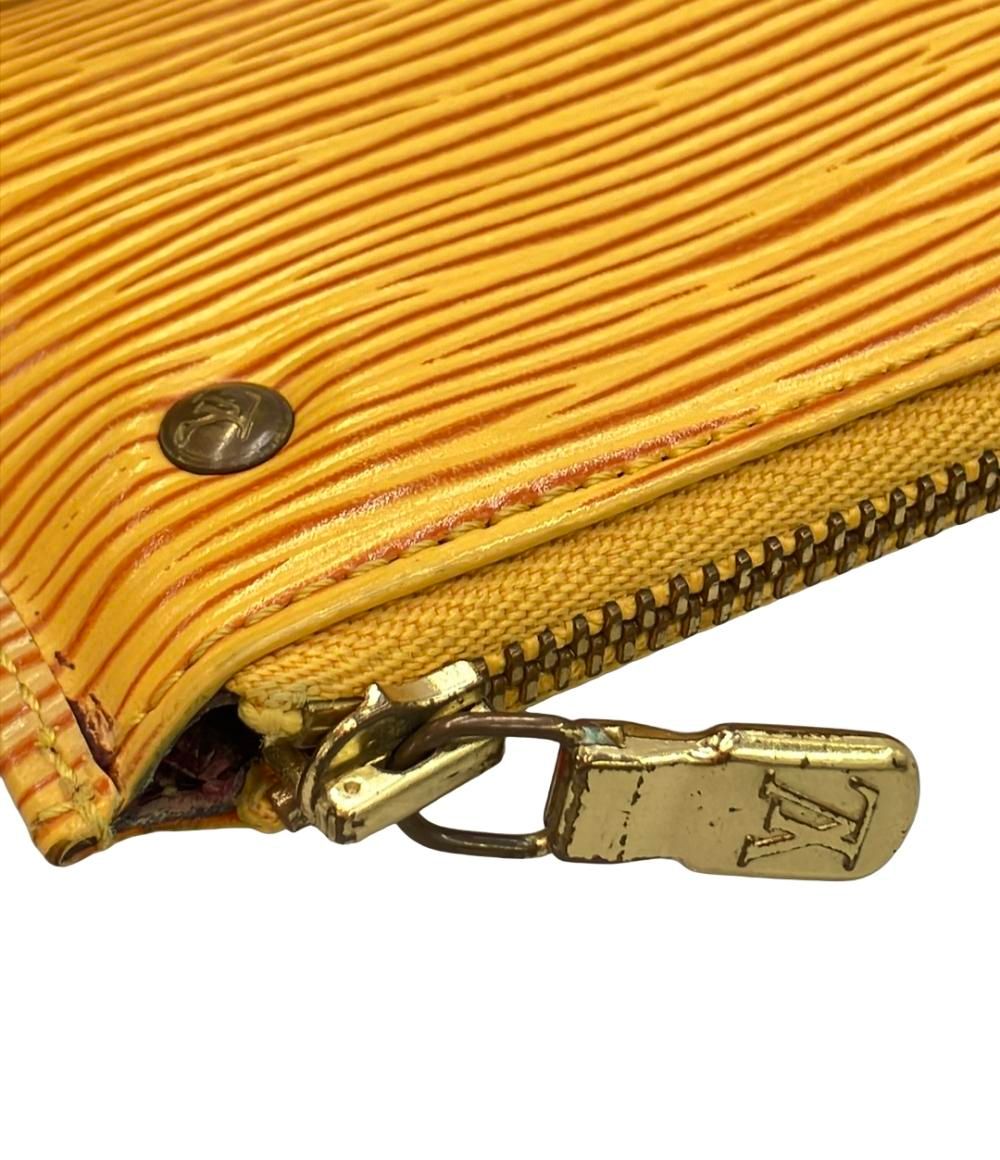 Louis Vuitton Coin Case with Carabiner Pochette Cles Epi — view 8