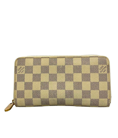 Louis Vuitton Zip Around Wallet Zippy Damier Azur
