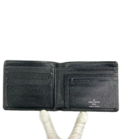 Louis Vuitton Bifold Wallet Portobier Cult Cles Taiga — view 3