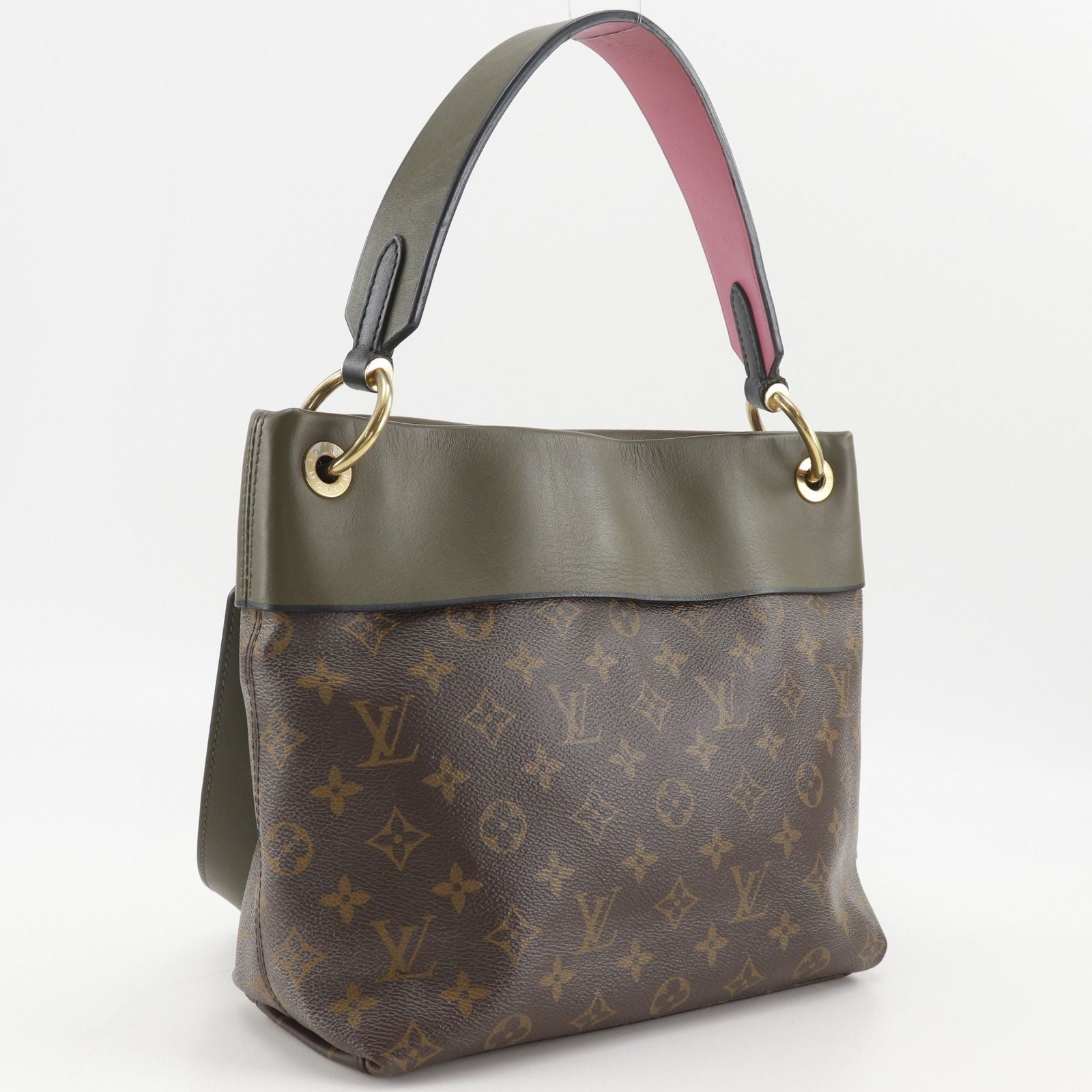 Louis Vuitton Besace 2-Way Monogram Canvas Brown Shoulder Bag — view 3