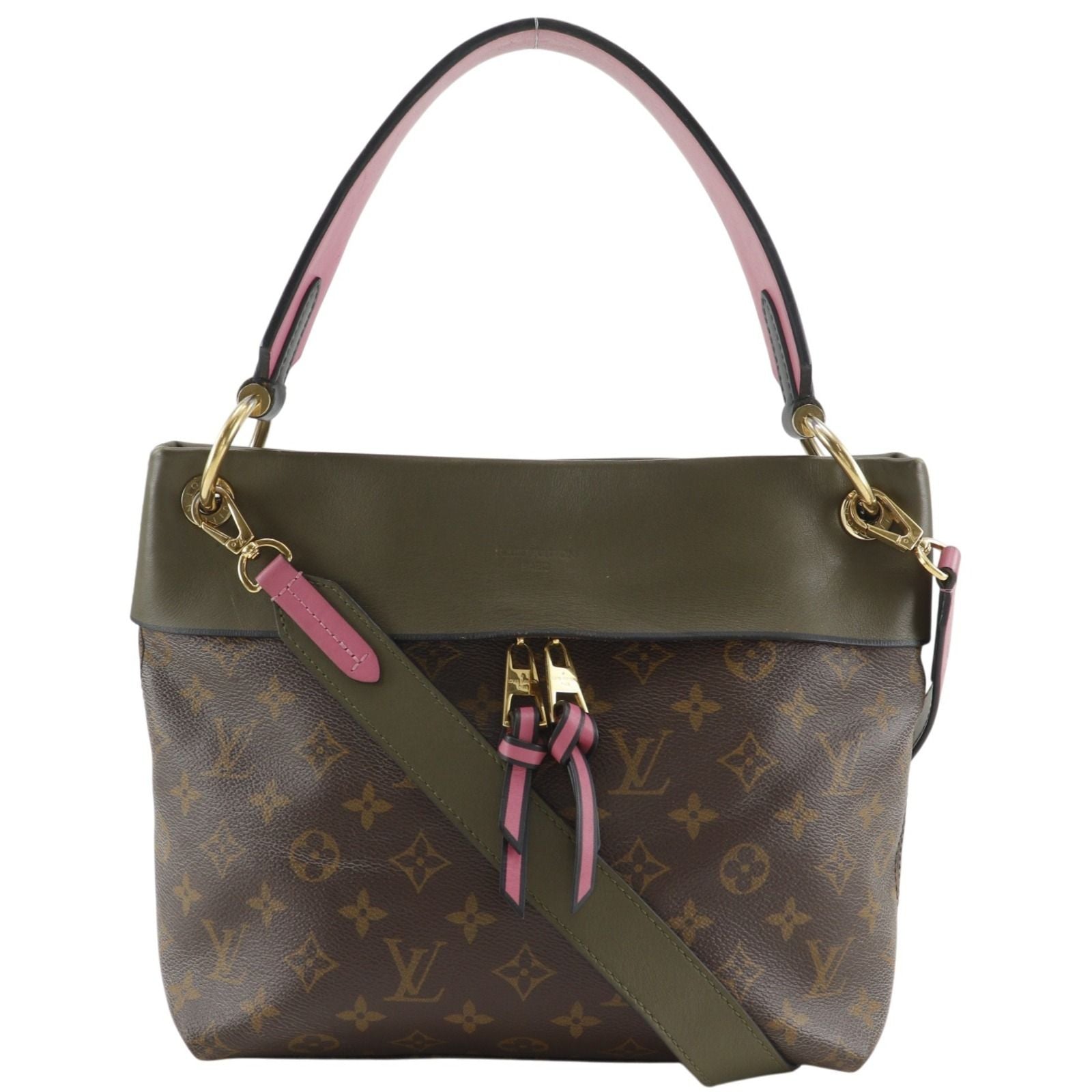 Louis Vuitton Besace 2-Way Monogram Canvas Brown Shoulder Bag