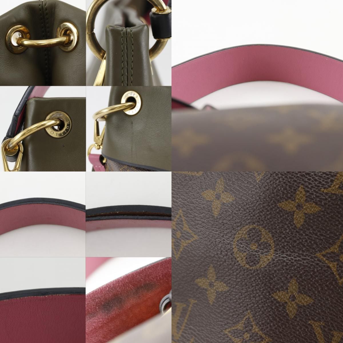 Louis Vuitton Besace 2-Way Monogram Canvas Brown Shoulder Bag — view 9