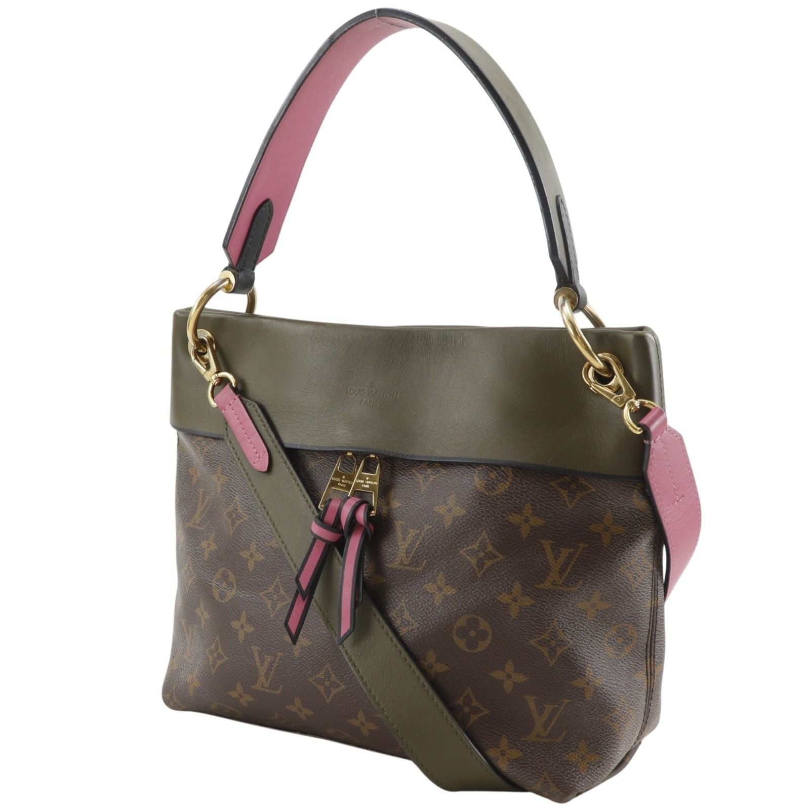 Louis Vuitton Besace 2-Way Monogram Canvas Brown Shoulder Bag — view 2
