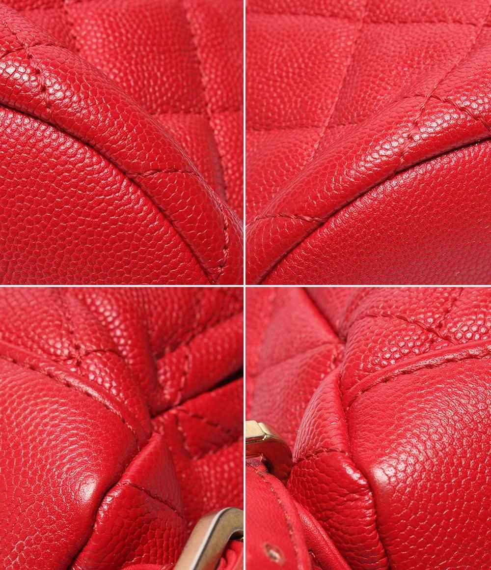 Chanel Backpack CC Filigree Caviar Leather Gold Quilted — view 5