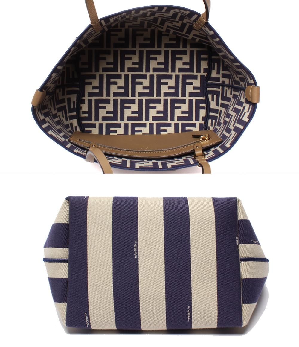 Fendi Tote Shoulder Roll Small Reversible Zucca — view 3