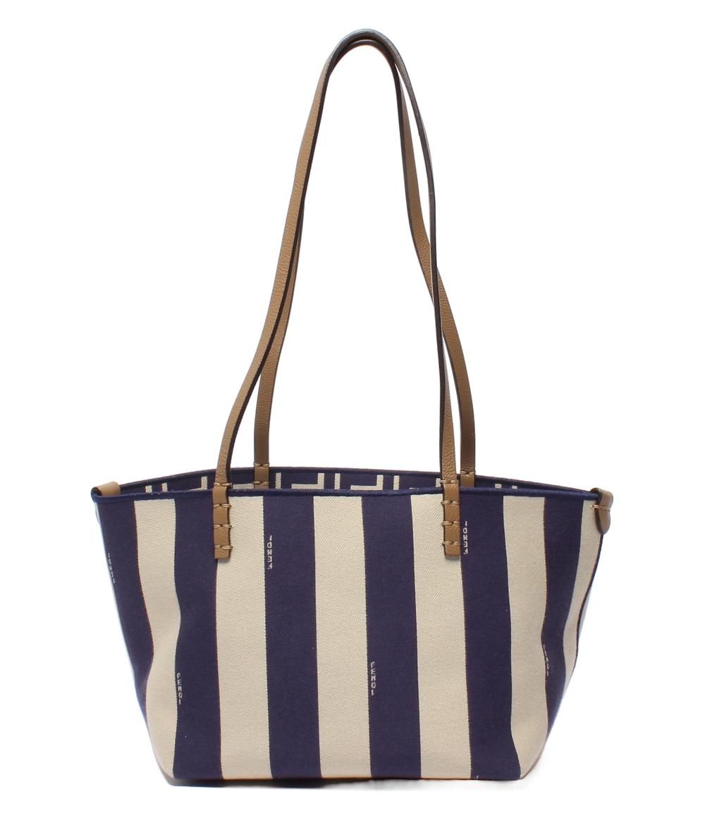 Fendi Tote Shoulder Roll Small Reversible Zucca