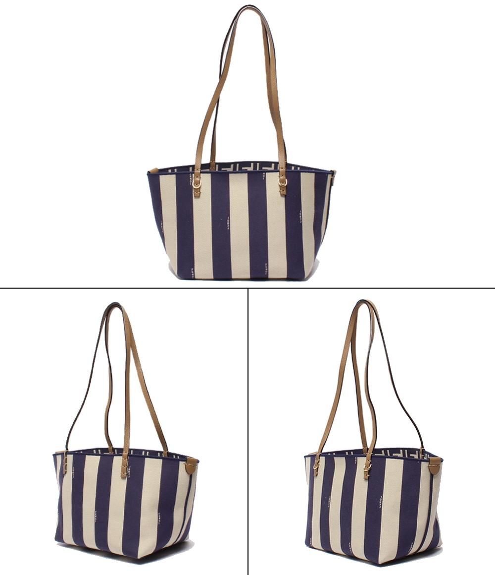 Fendi Tote Shoulder Roll Small Reversible Zucca — view 2