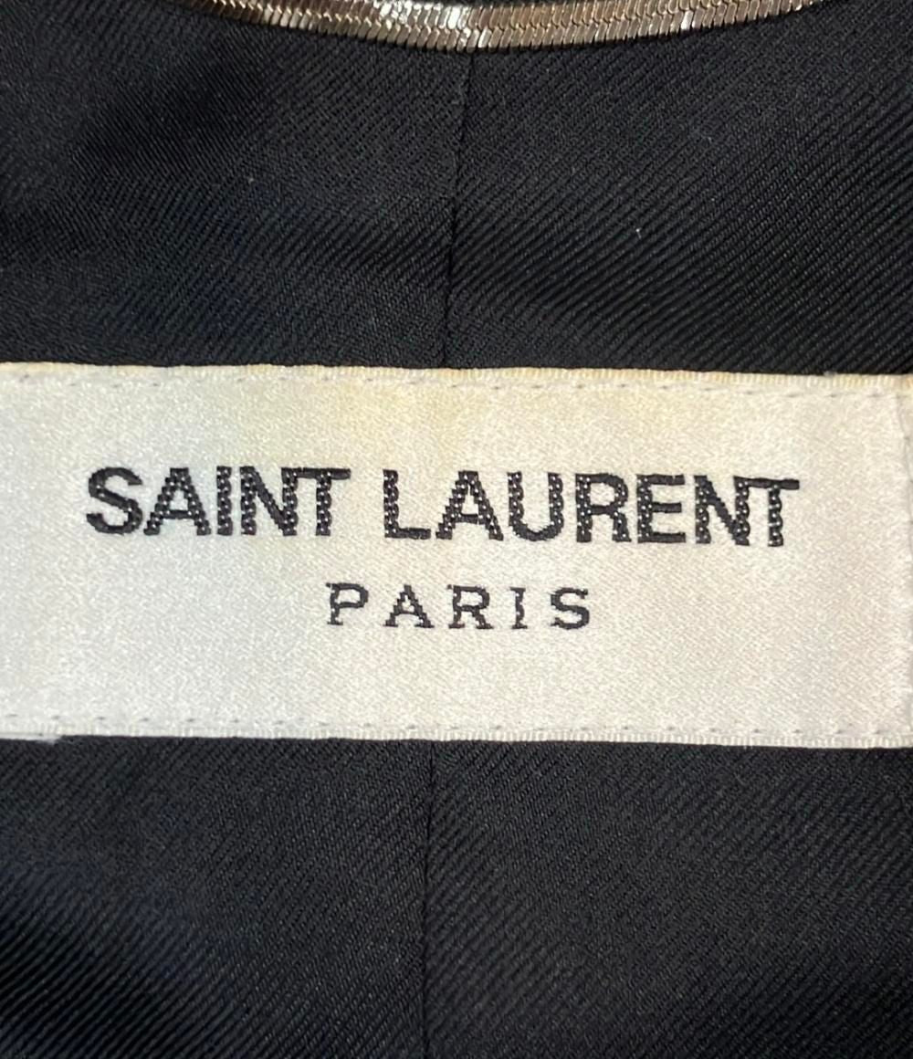 Saint Laurent Tailored Jacket Houndstooth Pattern 46 — view 3
