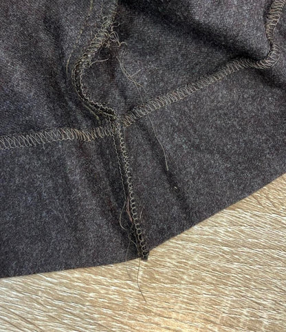 Chanel Mini Skirt CC Logo Buttoned Pleated Wool Silk 100% 40 — view 6