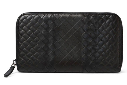 Bottega Veneta Wallet Multi Zip Around Type Imperatore Black