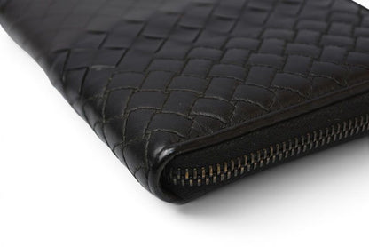 Bottega Veneta Wallet Multi Zip Around Type Imperatore Black — view 4