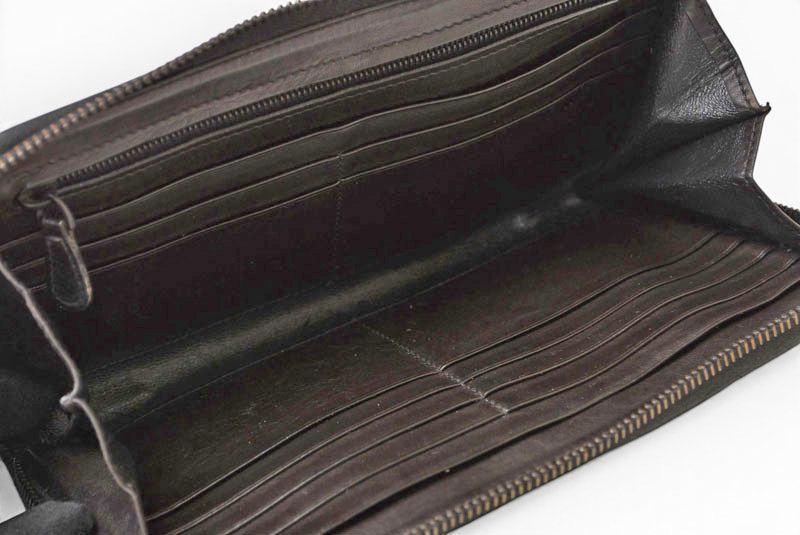Bottega Veneta Wallet Multi Zip Around Type Imperatore Black — view 5