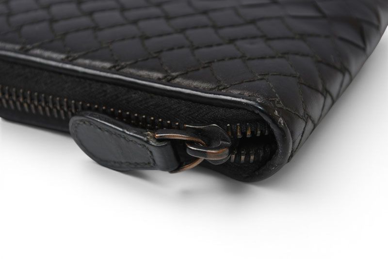 Bottega Veneta Wallet Multi Zip Around Type Imperatore Black — view 3