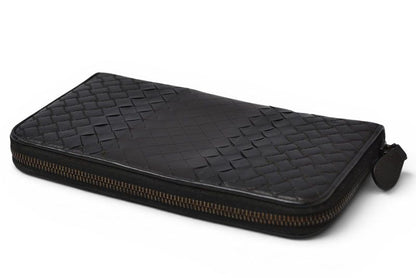 Bottega Veneta Wallet Multi Zip Around Type Imperatore Black — view 2