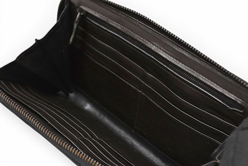 Bottega Veneta Wallet Multi Zip Around Type Imperatore Black — view 6