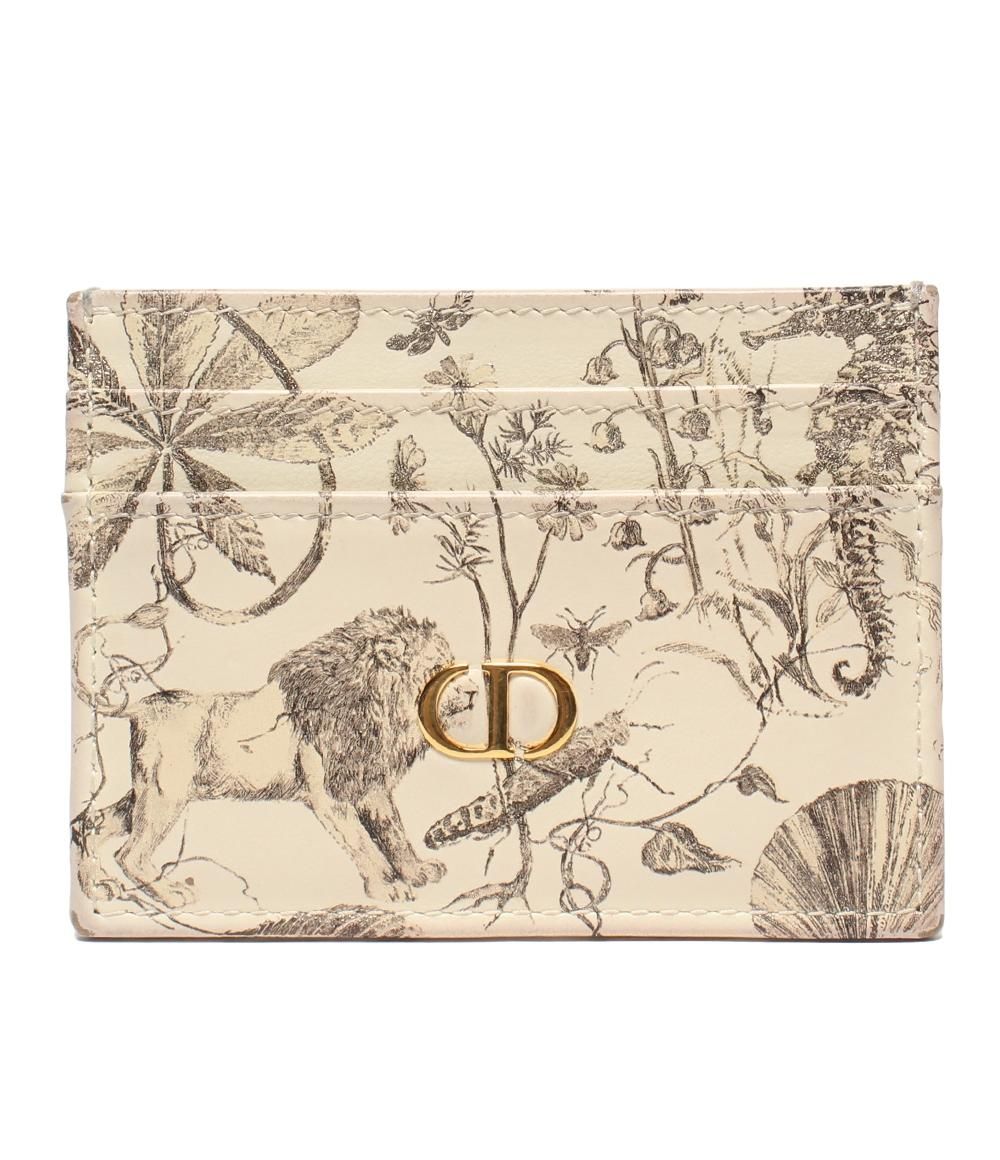 Dior Card Case Card Holders White