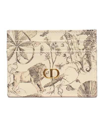 Dior Card Case Card Holders White