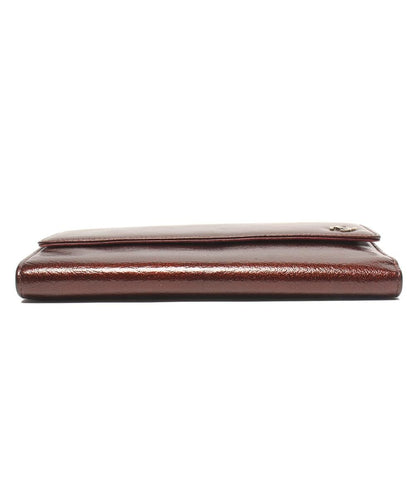 Chanel Patent Leather Wallet Silver — view 4