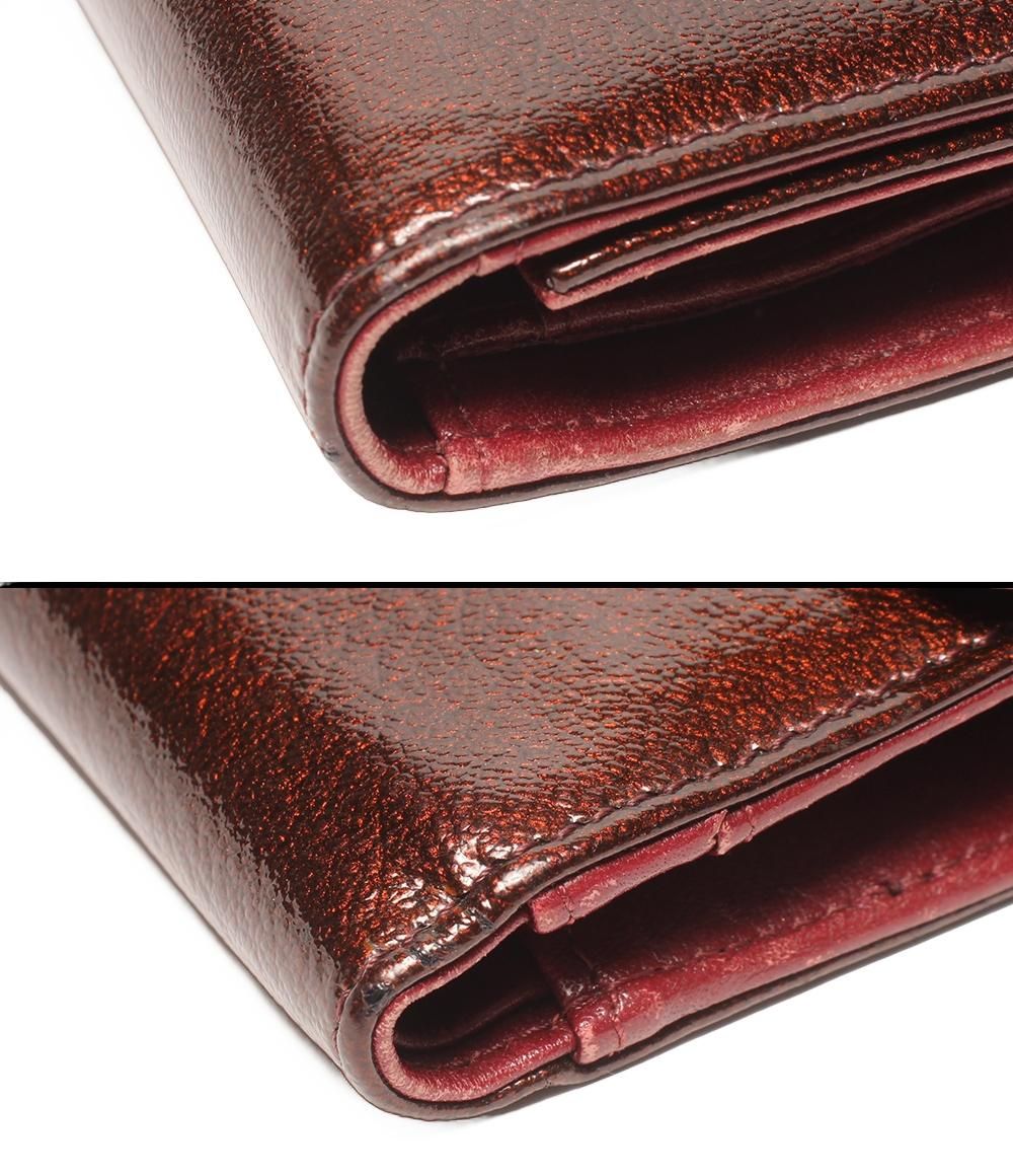Chanel Patent Leather Wallet Silver — view 7