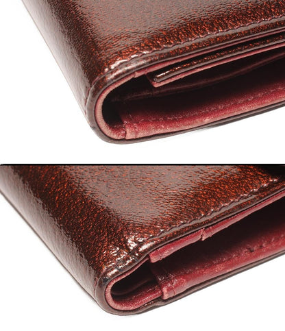 Chanel Patent Leather Wallet Silver — view 7